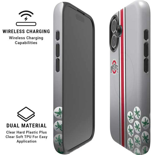 Ohio State University Buckeyes iPhone 16 Plus Magsafe Impact Case